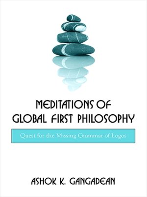 cover image of Meditations of Global First Philosophy